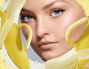 бананова маска для омолодження коди особи